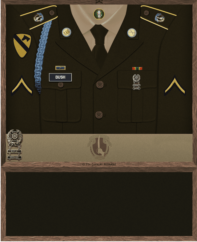 Walter Bush uniform