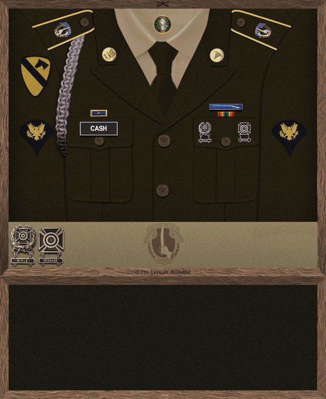Xavier Montgomery Cash uniform