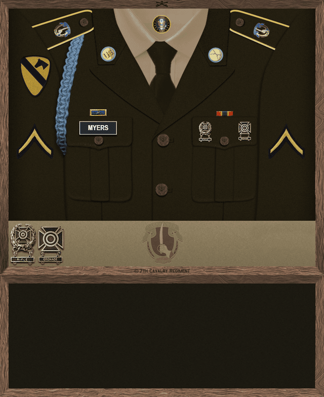Sean Myers uniform