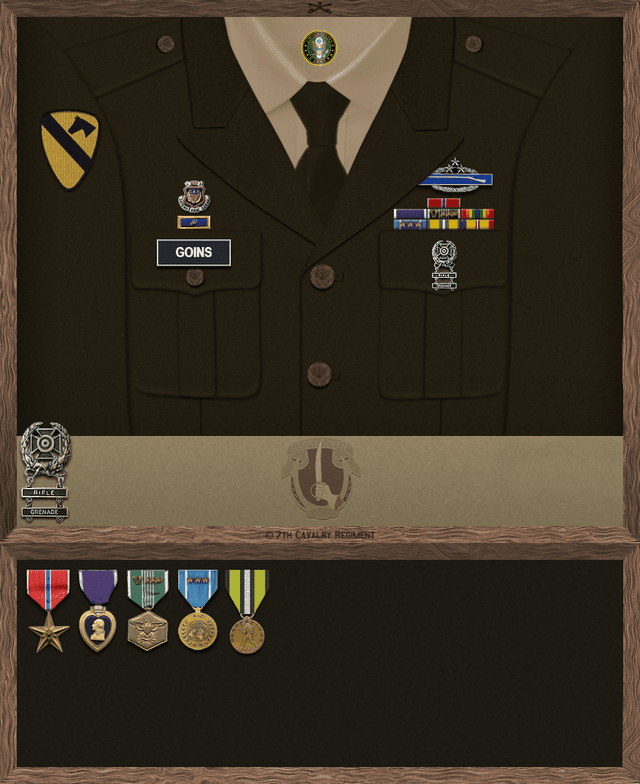 Paul Goins uniform