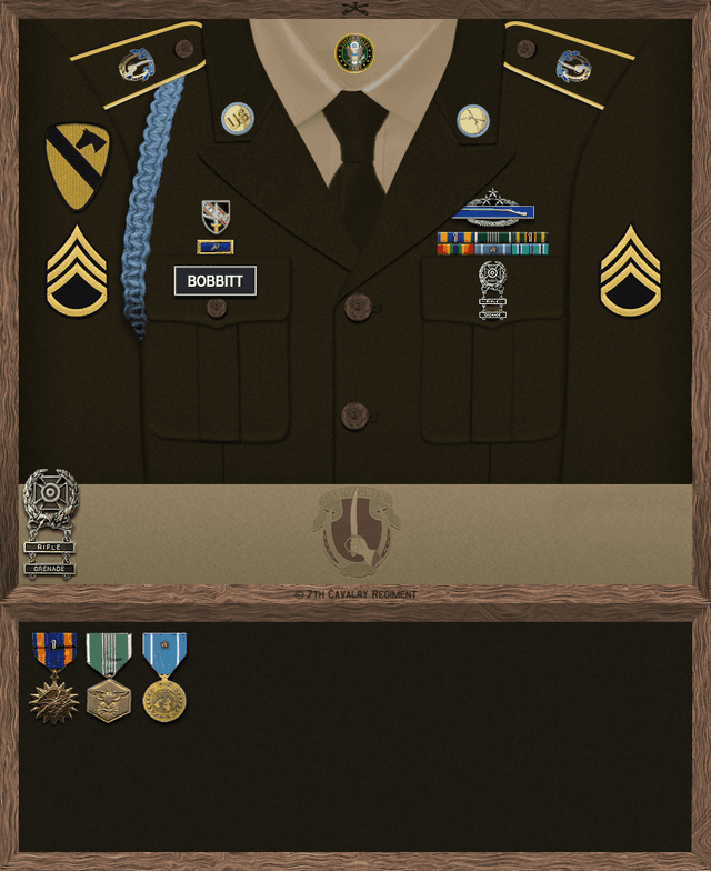 William Bobbitt uniform