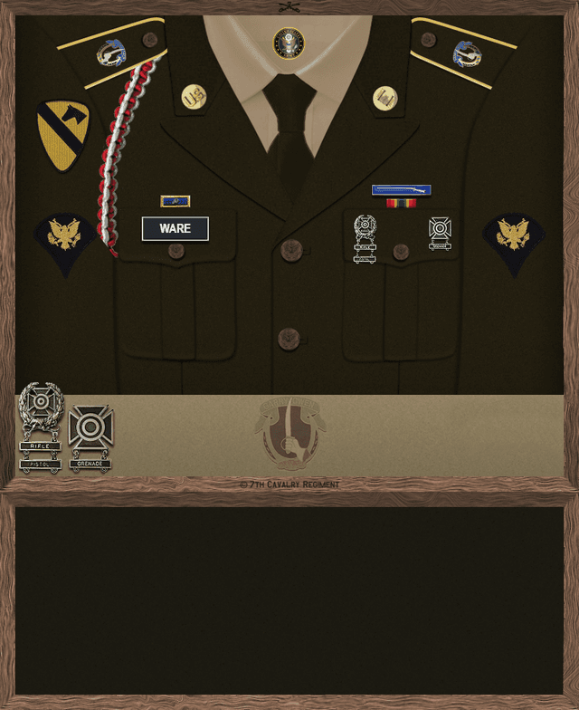 Dan Ware uniform
