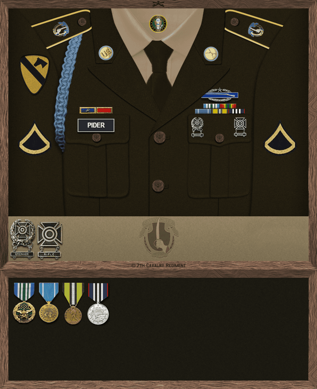 Hank Pider uniform