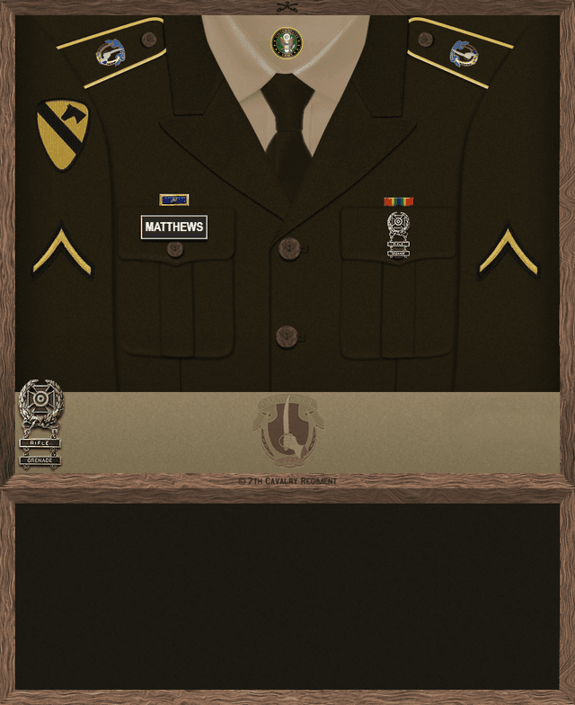 Austin Rodger Matthews uniform
