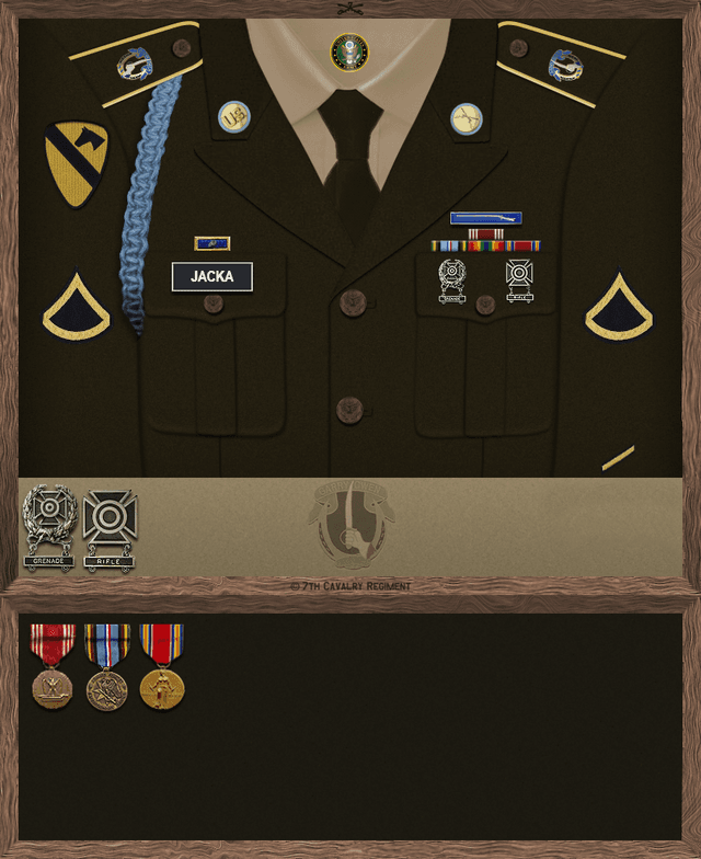 William Jacka uniform