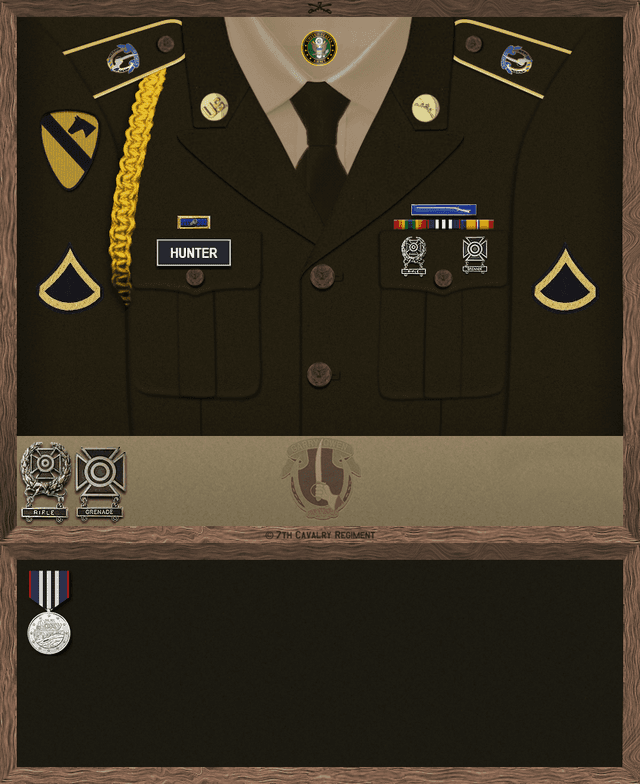Michael Alex Hunter uniform