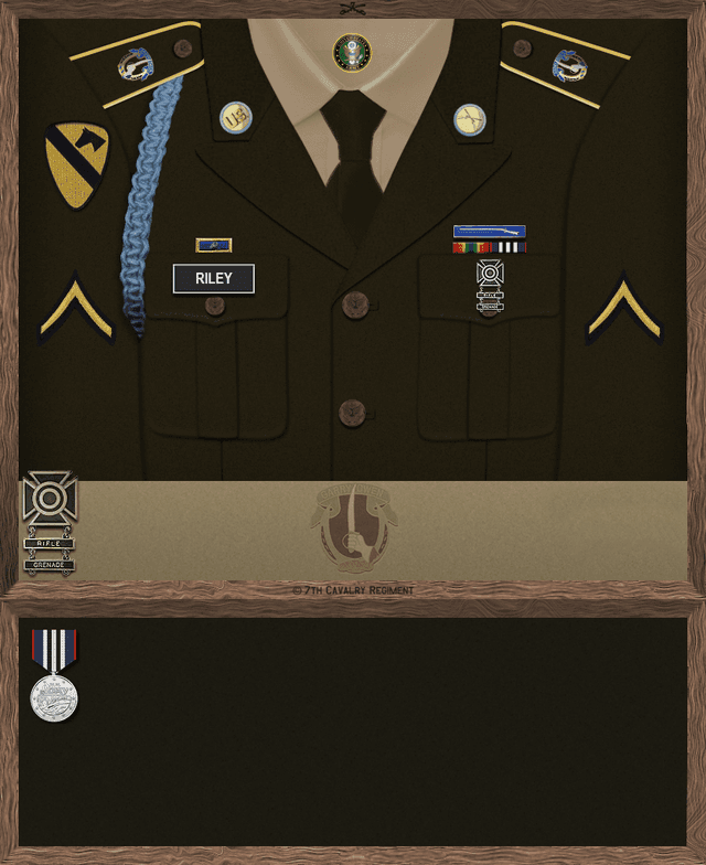 Kerel Riley uniform