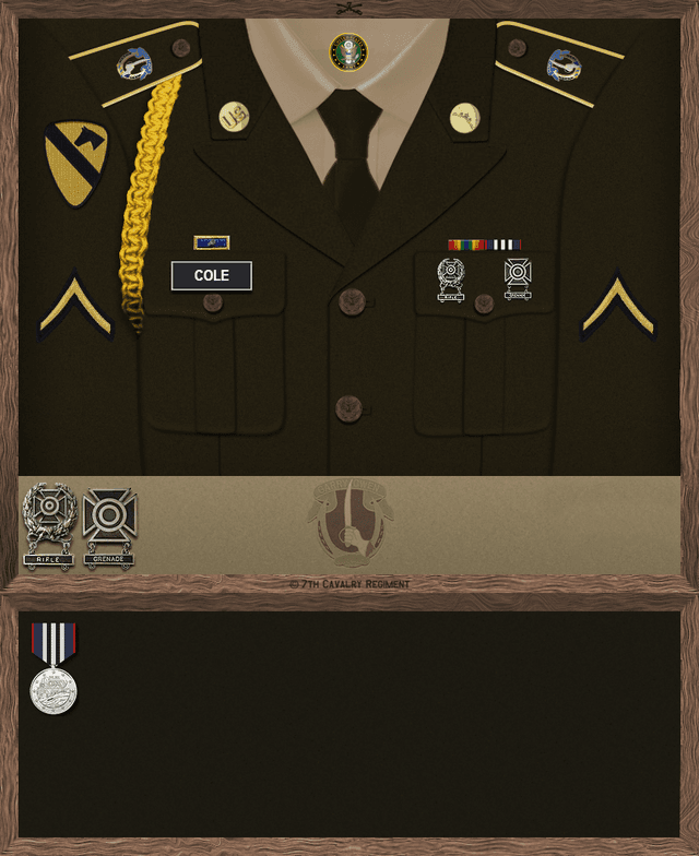 Dewi Patrick Cole uniform